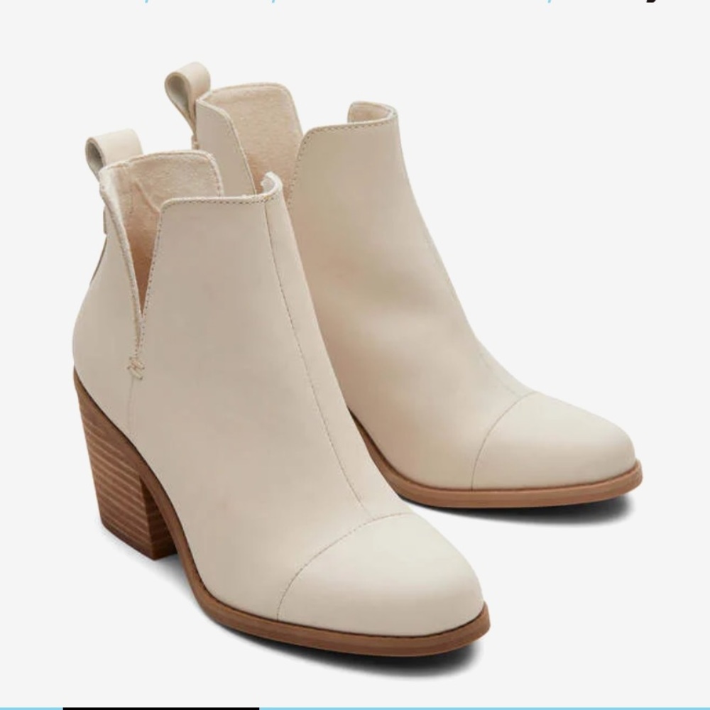 Tom’s leather boots